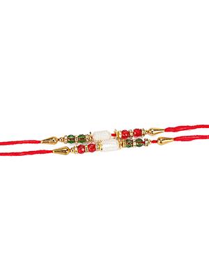 set of 7 designer rakhis - 17153304 - Standard Image - 6