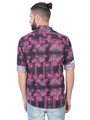 black printed casual shirt - 17153314 - Standard Image - 3