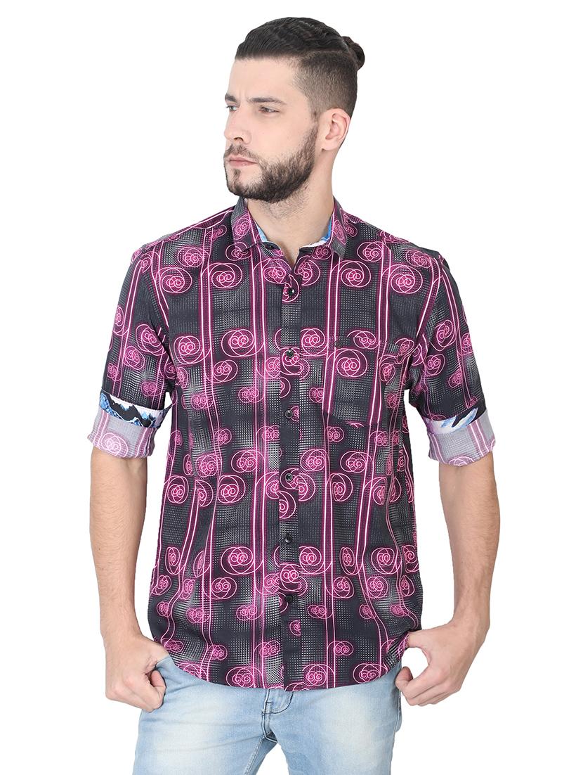 black printed casual shirt - 17153314 - Zoom Image - 1