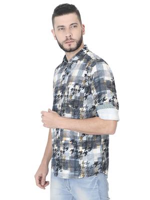 multi colored checkered casual shirt - 17153325 - Standard Image - 2