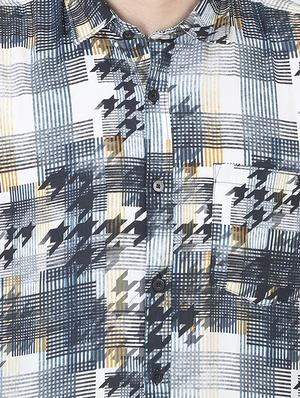 multi colored checkered casual shirt - 17153325 - Standard Image - 5