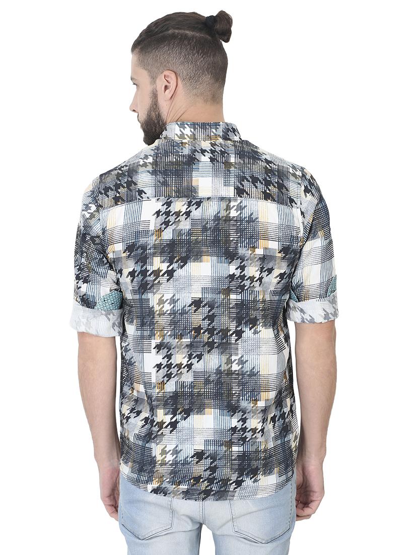 multi colored checkered casual shirt - 17153325 - Zoom Image - 3