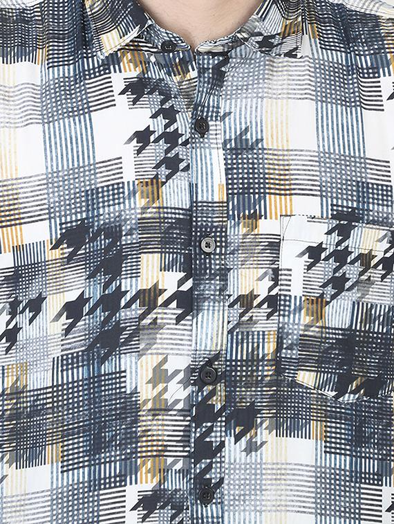 multi colored checkered casual shirt - 17153325 - Zoom Image - 5