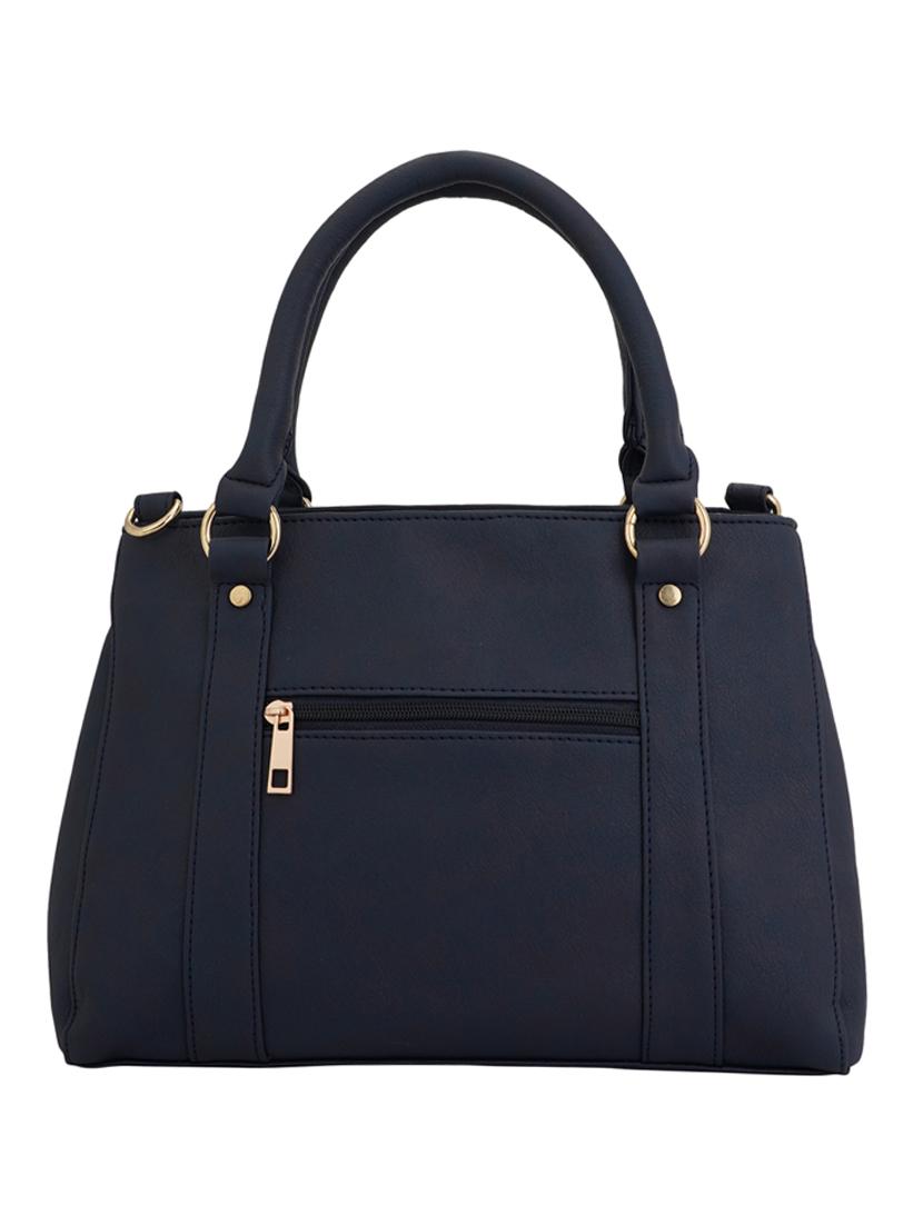 blue leatherette (pu) regular handbag - 17153491 - Zoom Image - 2