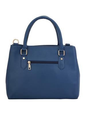 blue leatherette (pu) regular handbag - 17153526 - Standard Image - 2