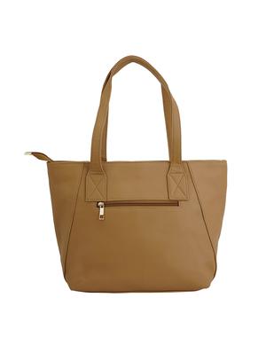 tan leatherette (pu) combo handbag - 17153560 - Standard Image - 2