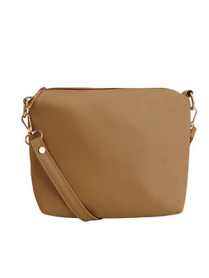 tan leatherette (pu) combo handbag - 17153560 - Standard Image - 6