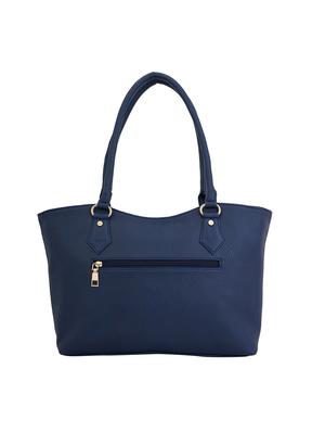 blue leatherette (pu) regular handbag - 17153564 - Standard Image - 2