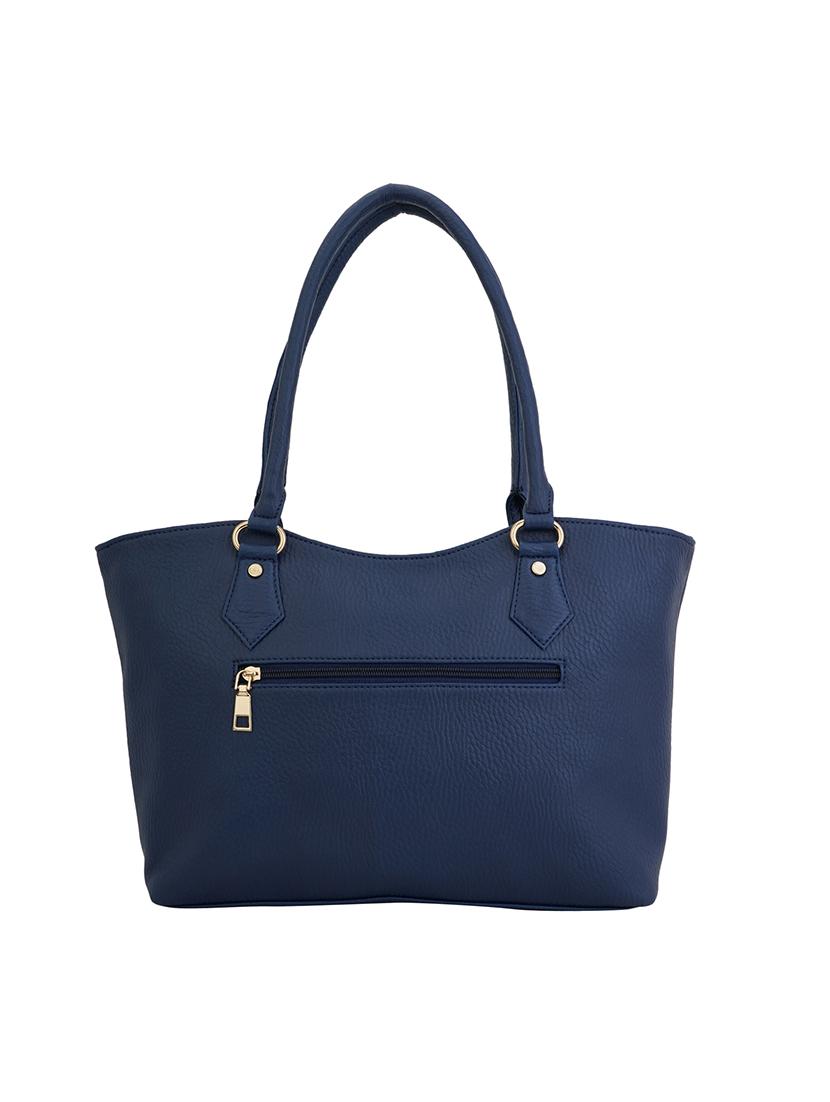 blue leatherette (pu) regular handbag - 17153564 - Zoom Image - 2