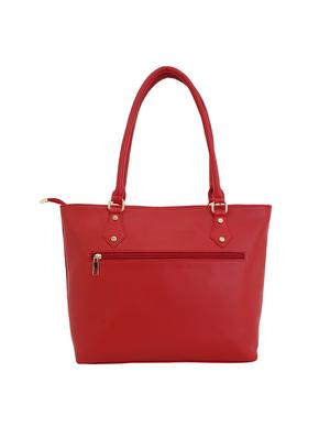 red leatherette (pu) combo handbag - 17153569 - Standard Image - 2