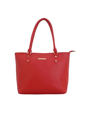 red leatherette (pu) combo handbag - 17153569 - Standard Image - 5