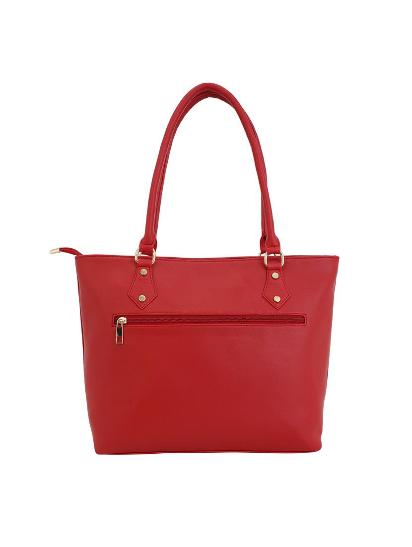 red leatherette (pu) combo handbag - 17153569 - Zoom Image - 2