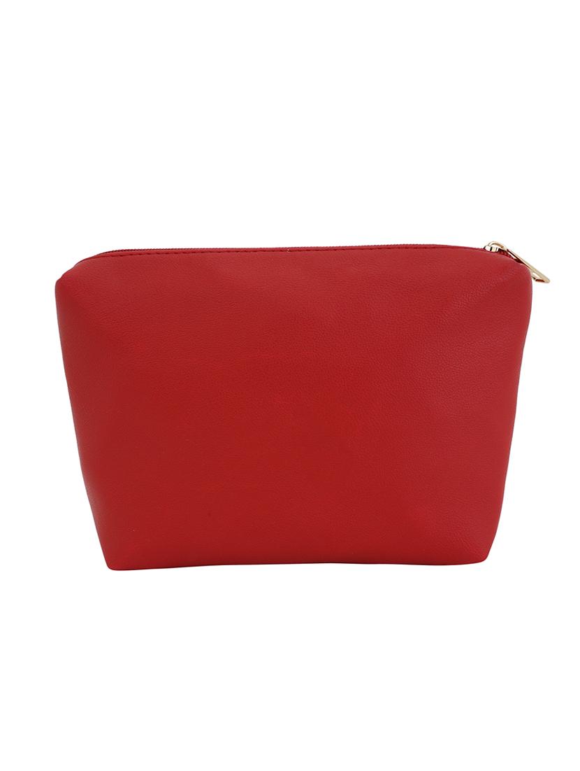 red leatherette (pu) combo handbag - 17153569 - Zoom Image - 7