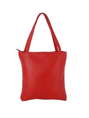 red leatherette (pu) combo tote - 17153583 - Standard Image - 2
