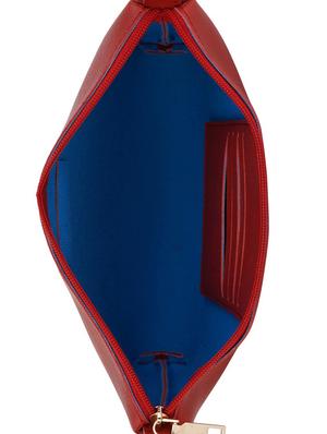 red leatherette (pu) regular sling bag - 17153599 - Standard Image - 3