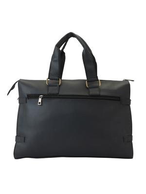 black leatherette (pu) regular laptop bag - 17153619 - Standard Image - 2