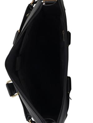 black leatherette (pu) regular laptop bag - 17153619 - Standard Image - 3