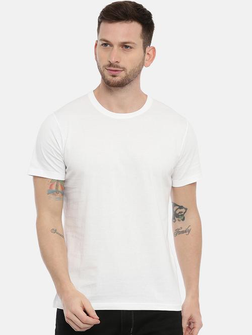 white solid t-shirt - 17153737 - Very Small Image - 1
