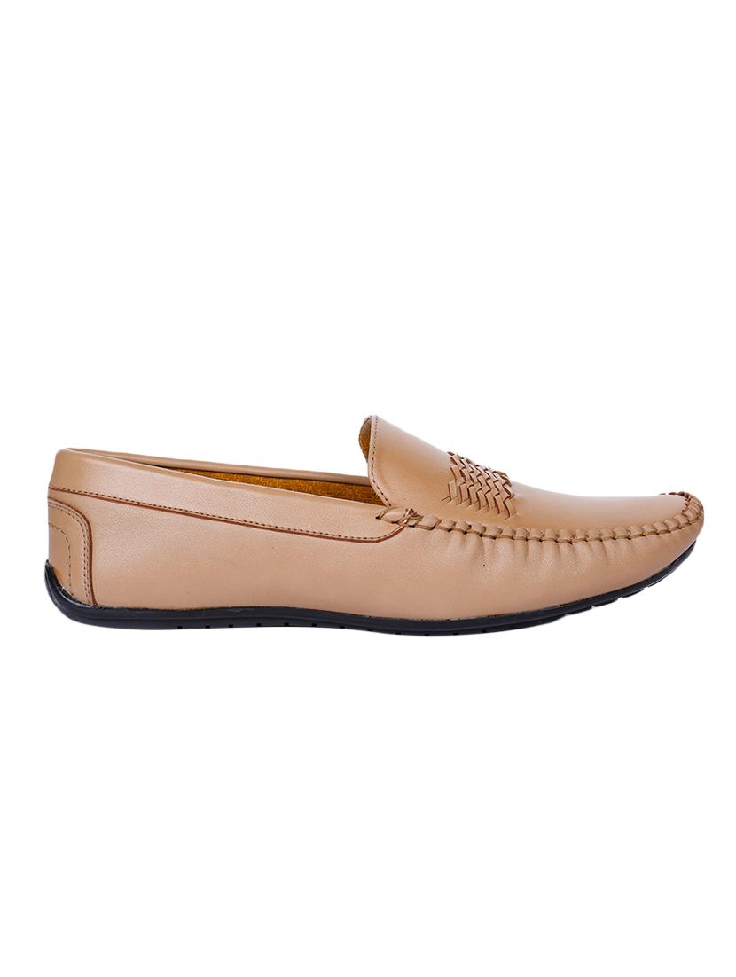 brown synthetic slip on loafers - 17153891 - Zoom Image - 2