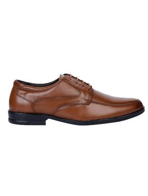 tan leather laceup derbies - 17153920 - Standard Image - 2