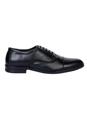 black leather laceup derbies - 17153923 - Standard Image - 2