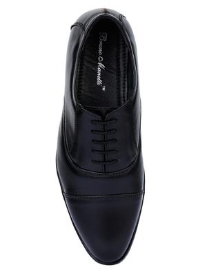 black leather laceup derbies - 17153923 - Standard Image - 4
