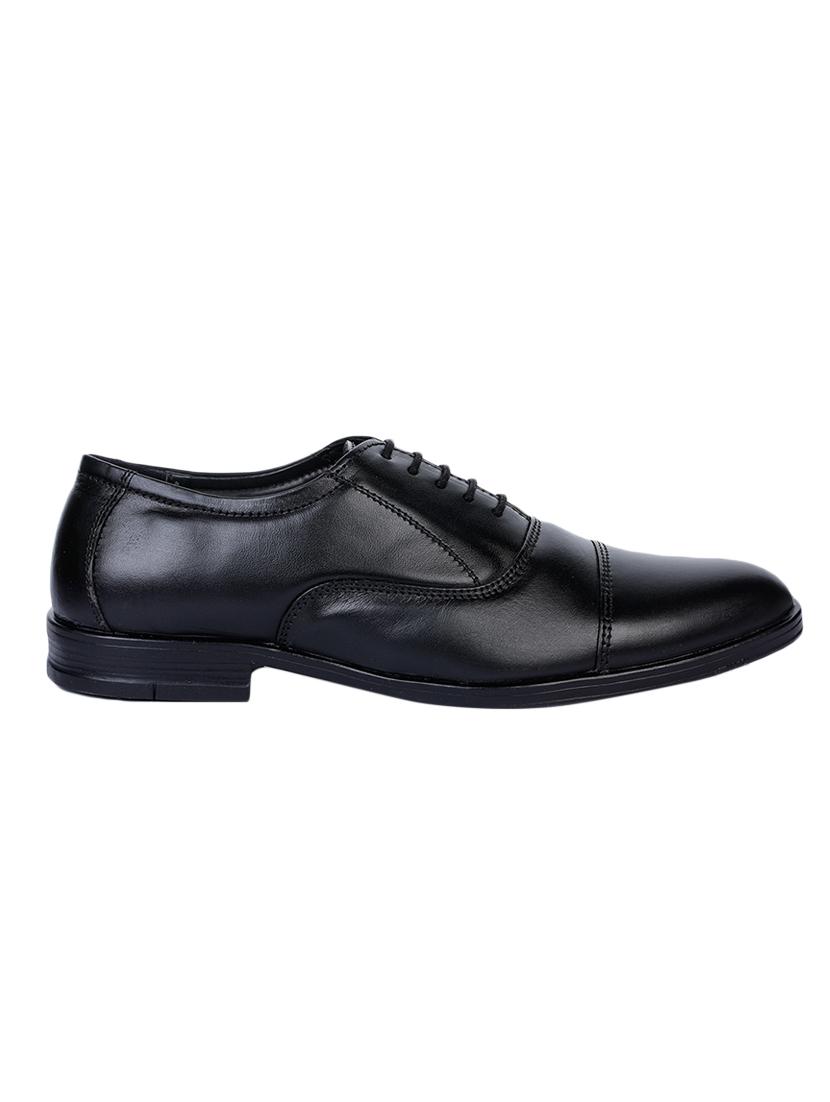 black leather laceup derbies - 17153923 - Zoom Image - 2
