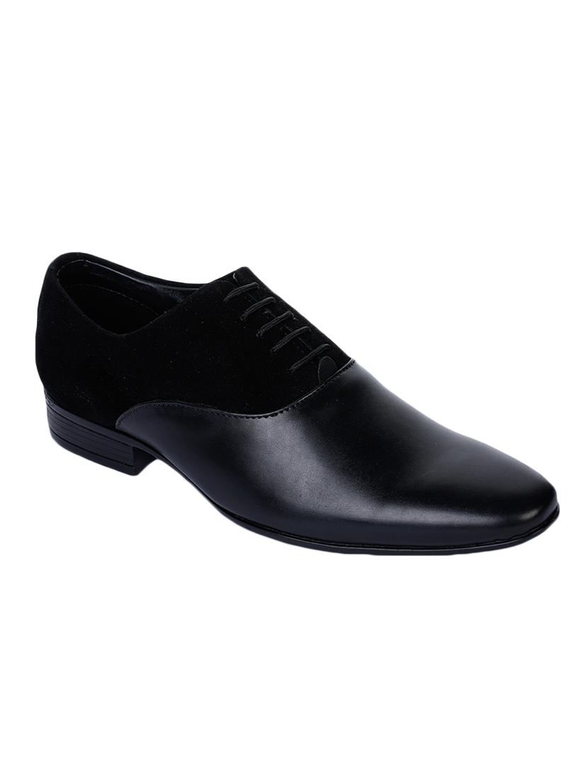 black leather laceup derbies - 17153940 - Zoom Image - 1
