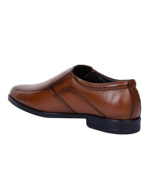 tan leather slip on ons - 17153954 - Standard Image - 3
