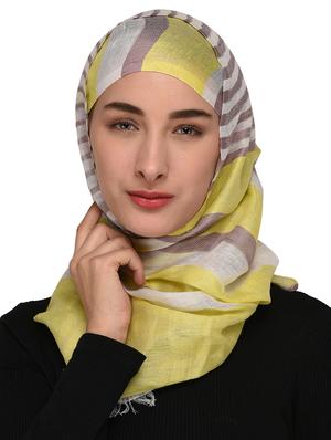 yellow striped stole - 17154040 - Standard Image - 2