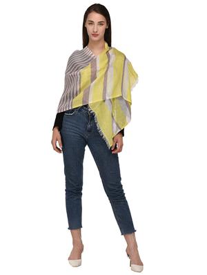 yellow striped stole - 17154040 - Standard Image - 3