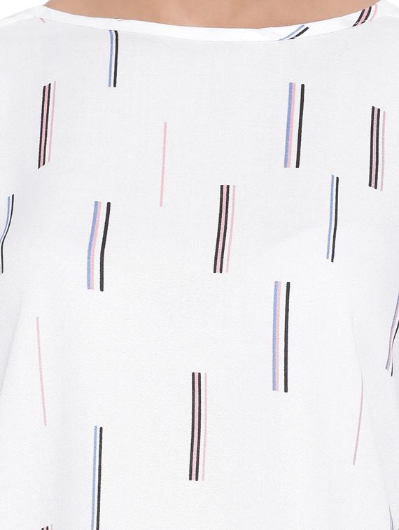 round neck printed top - 17154098 - Zoom Image - 5