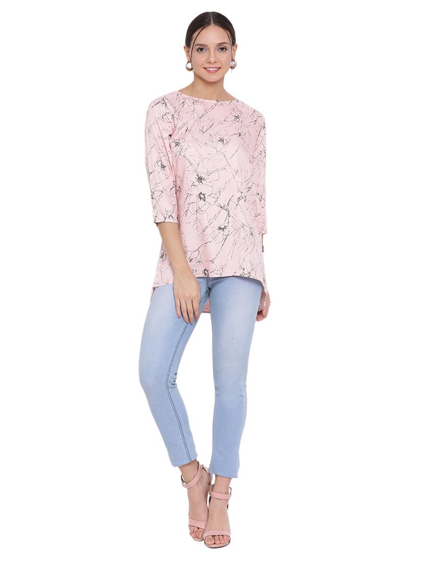 round neck printed top - 17154100 - Zoom Image - 4