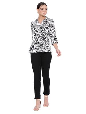 curved hem animal shirt - 17154114 - Standard Image - 4