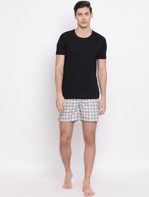 grey checkered boxer - 17154161 - Standard Image - 4