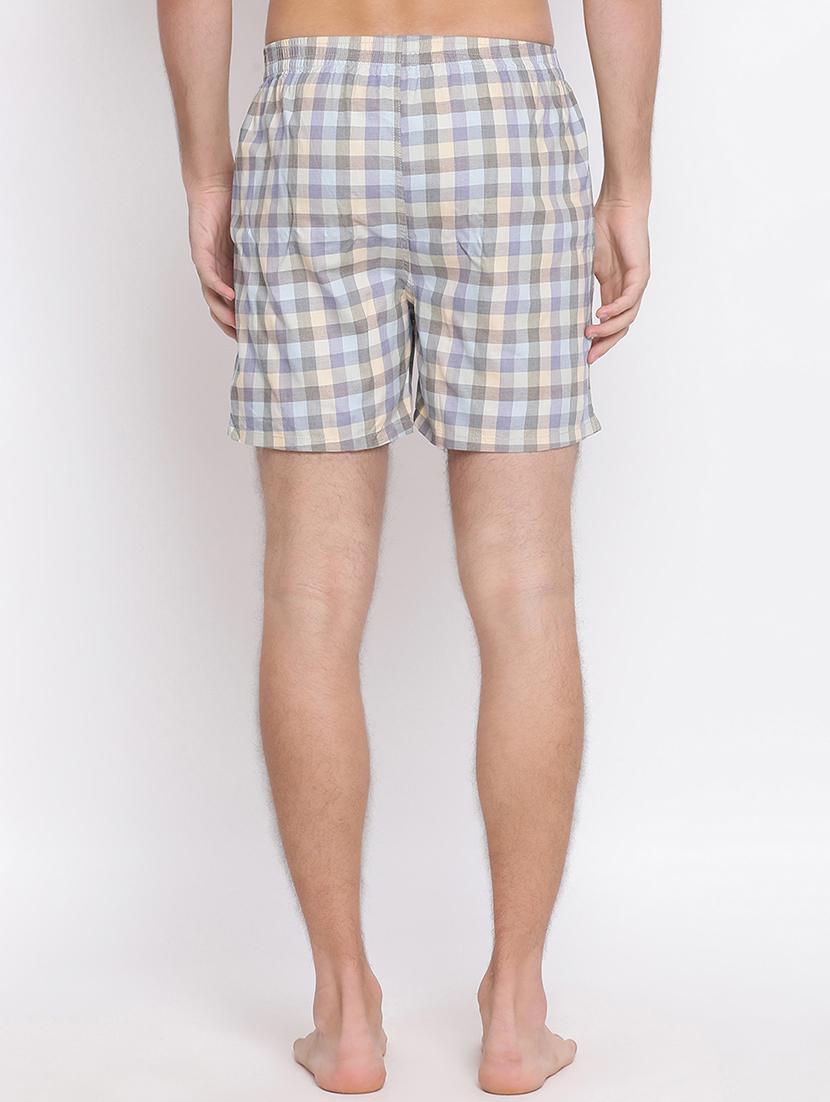 grey checkered boxer - 17154161 - Zoom Image - 3