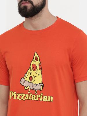 orange front print t-shirt - 17154611 - Standard Image - 5