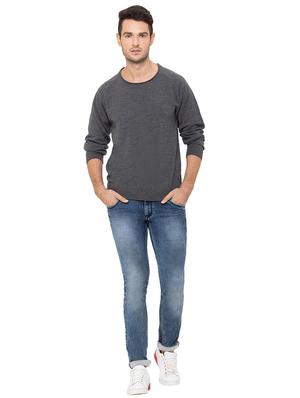 grey solid acrylic pullover - 17154683 - Standard Image - 4