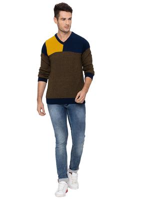 multi color block acrylic pullover - 17154690 - Standard Image - 4