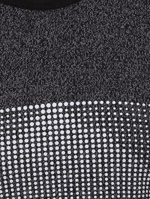 black printed acrylic pullover - 17154703 - Standard Image - 5
