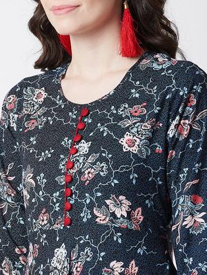 floral kurta pant set - 17154824 - Standard Image - 6