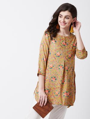 floral straight kurti - 17154844 - Standard Image - 4