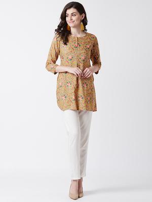 floral straight kurti - 17154844 - Standard Image - 5