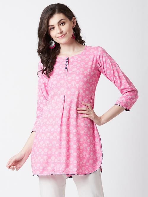 printed straight kurti - 17154847 - Standard Image - 1
