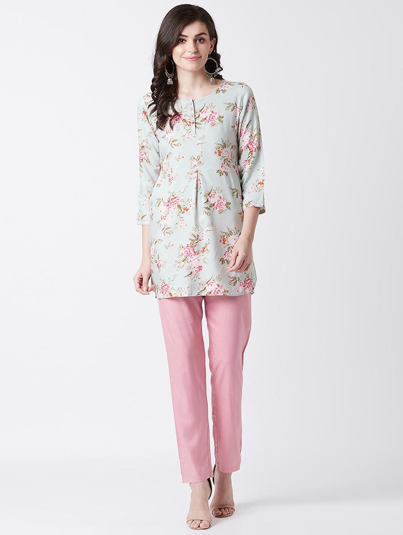 printed straight kurti - 17154849 - Zoom Image - 4
