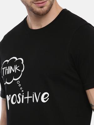 black chest print t-shirt - 17154916 - Standard Image - 5