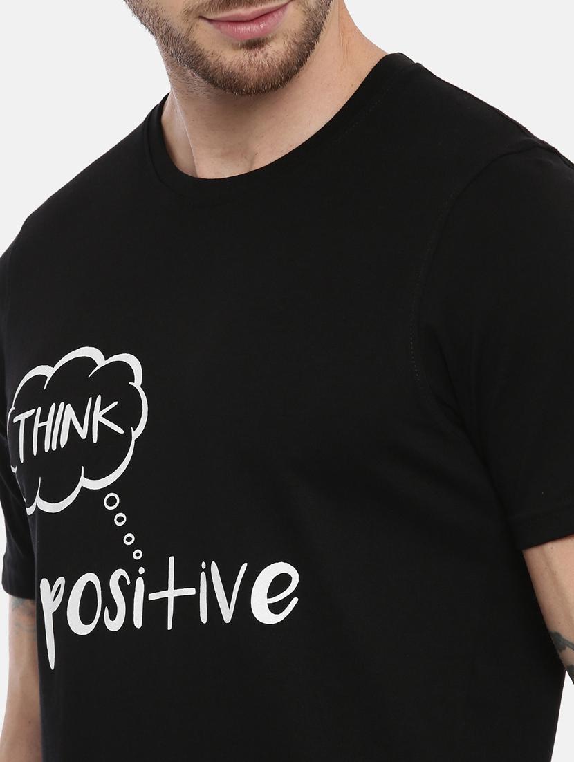 black chest print t-shirt - 17154916 - Zoom Image - 5