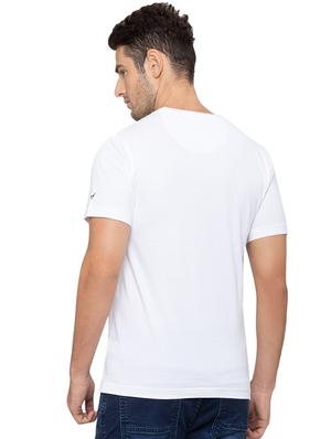 white front print t-shirt - 17154958 - Standard Image - 3