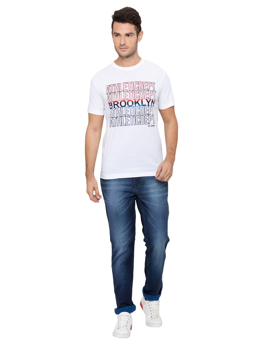 white front print t-shirt - 17154958 - Zoom Image - 4