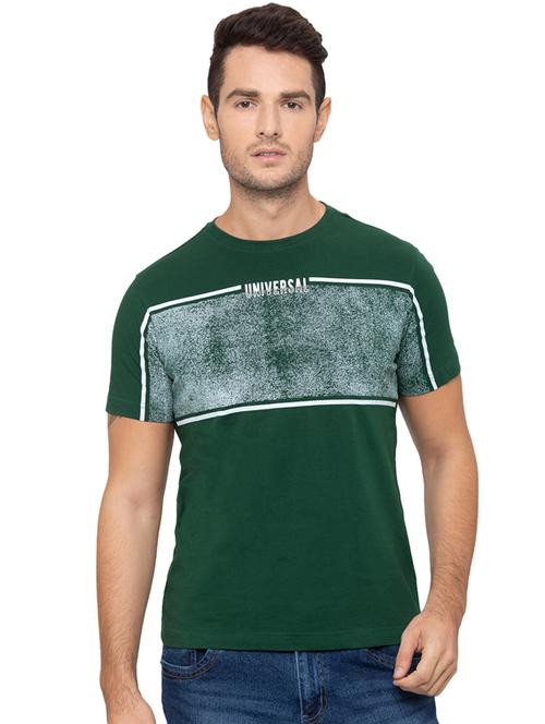 green printed t-shirt - 17154992 - Standard Image - 1